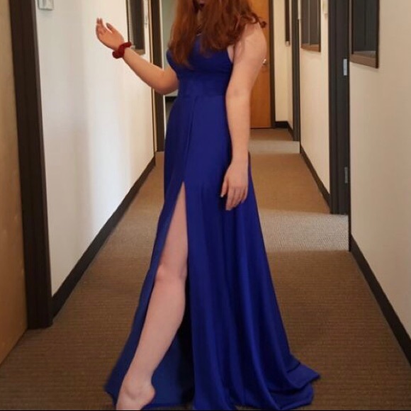 Samilas boutique royal blue prom dress - Picture 6 of 12